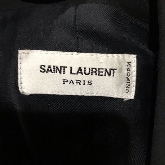 Saint Laurent Black Blazer Tailored Suit Jacket - Picture 12 of 15